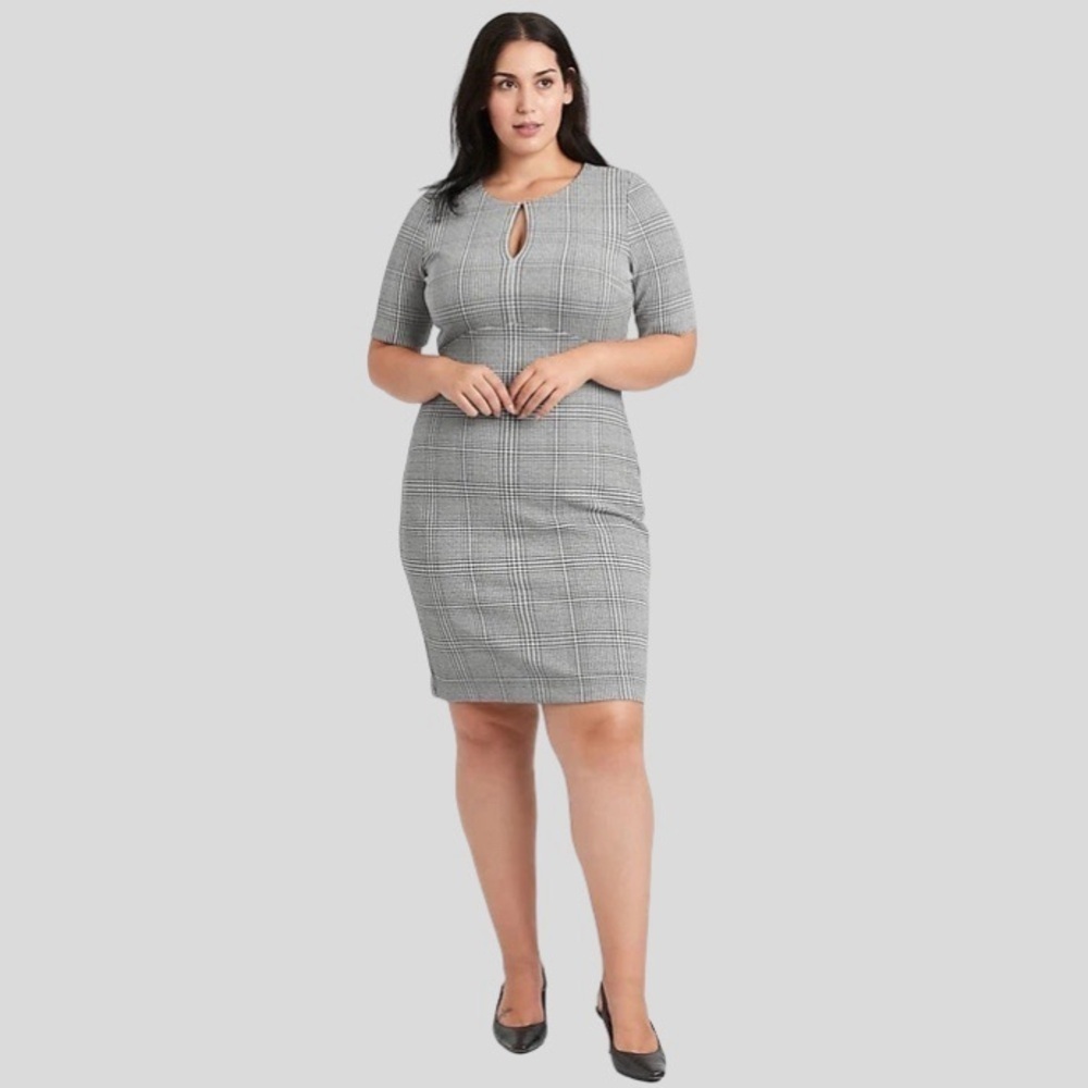 Banana Republic  KEYHOLE SHEATH DRESS 10 - Picture 2 of 13